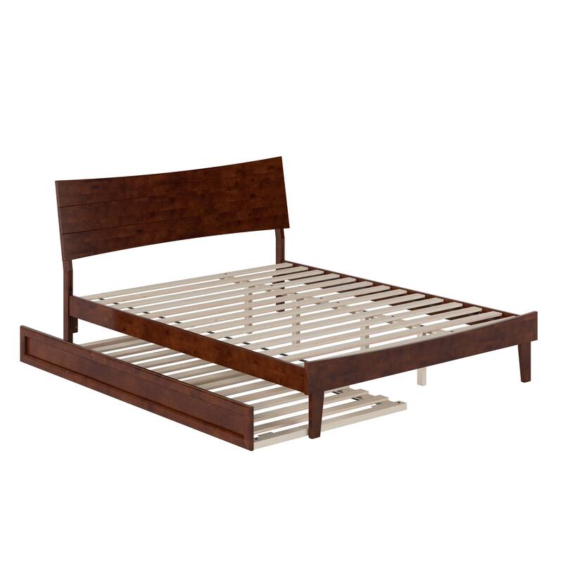 Phoenix Wood Platform Bed with Trundle