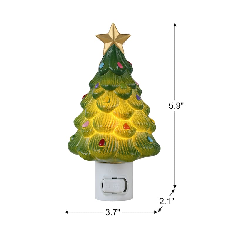 5 in. Shatterproof Night Light - Tree