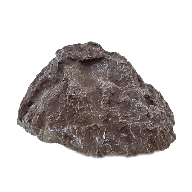 Outdoor Artificial Landscaping Rock Well Pump Cover Fiberglass Boulder
