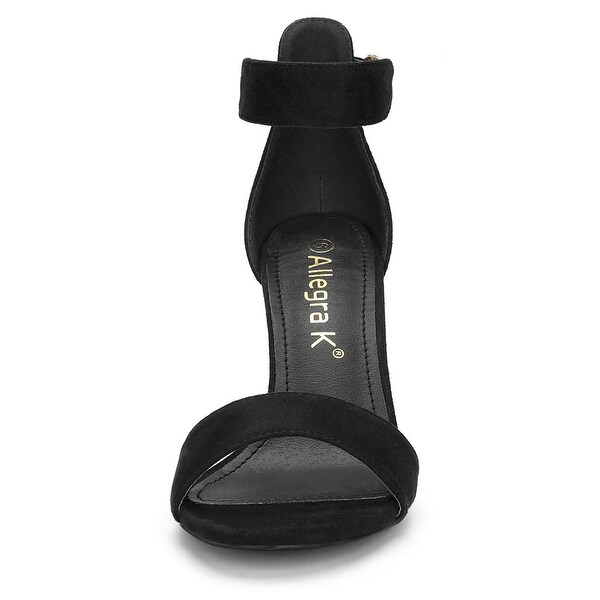 ankle strap heels open toe