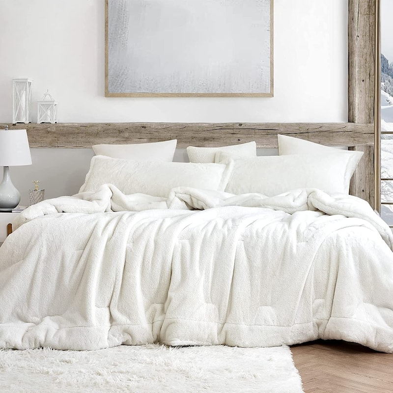 Chunky Bunny - Coma Inducer® Oversized Comforter Set - Farmhouse White - Oversized Queen