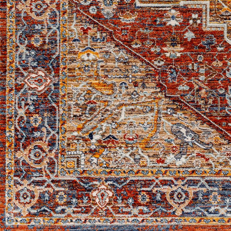 Livabliss Mesut Traditional Medallion Area Rug