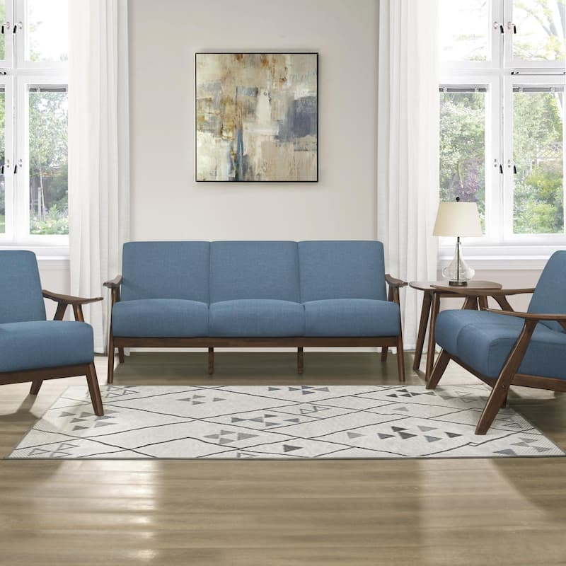Modern fabric armchair
