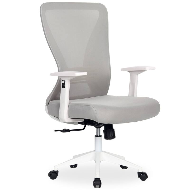 Modern Home Xelo Solo Mid-Back Desk/Office Task Chair, Computer Ergonomic Mesh Back Lumbar Support with Armrests