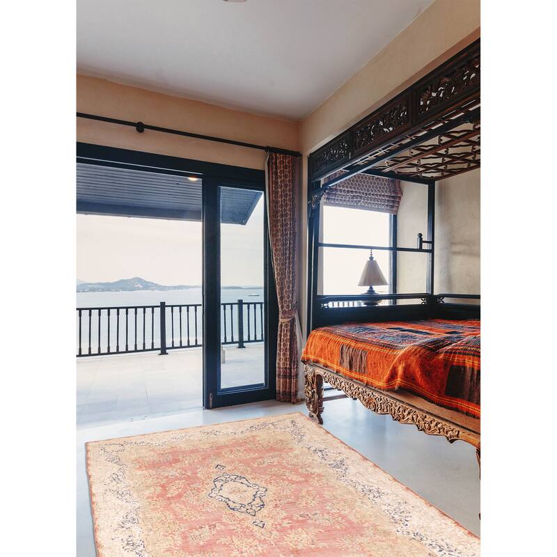 ECARPETGALLERY Hand-knotted Antalya Vintage Red Wool Rug - 9'5 x 13'9