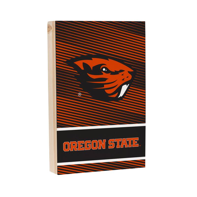 Oregon State University Wooden Tabletop Mantel Shelf Sign