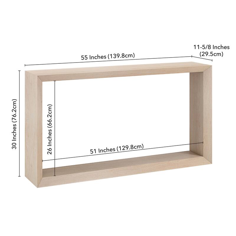 Osmond 55" Wide Rectangular Console Table