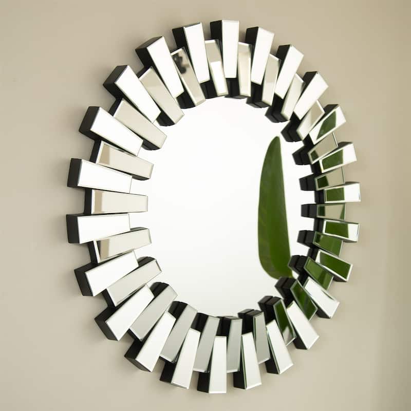 32" Irregular Circle Wall Mirror