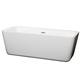 Option White / Polished Chrome Trim