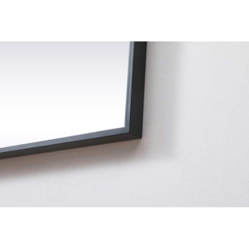 Indigo Home Metal Frame Square Mirror 30 inch