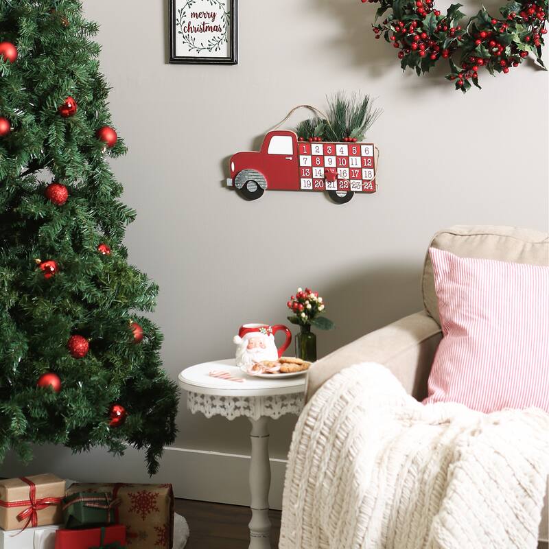 DII Christmas Tree Truck Advent Calendar - Christmas Truck Advent Calendar