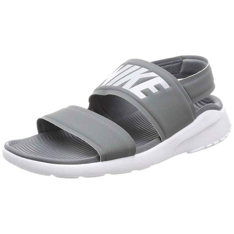 gray nike tanjun sandals