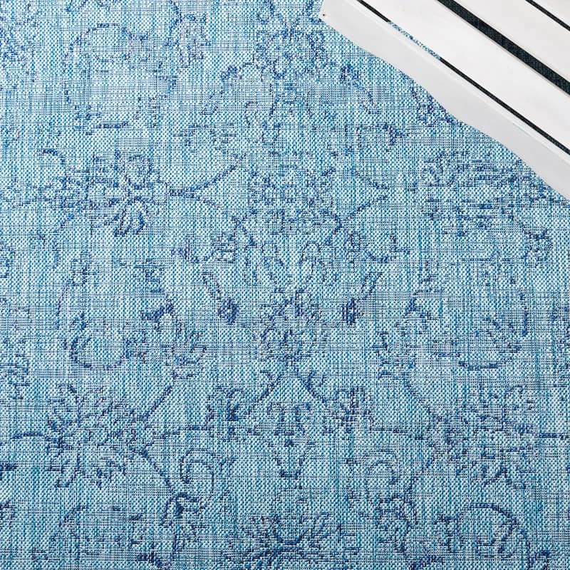 SAFAVIEH Courtyard Aquata Indoor/ Outdoor Waterproof Patio Backyard Rug