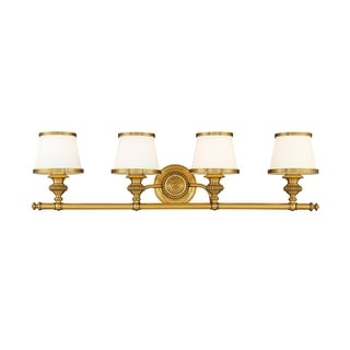 Hudson Valley Lighting Milton 4 Light 34" Wide Bathroom Vanity Light