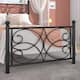 VECELO Metal Bed Frame with High Headboard and Footboard, Platform Beds with Heavy Duty Mattress Foundation