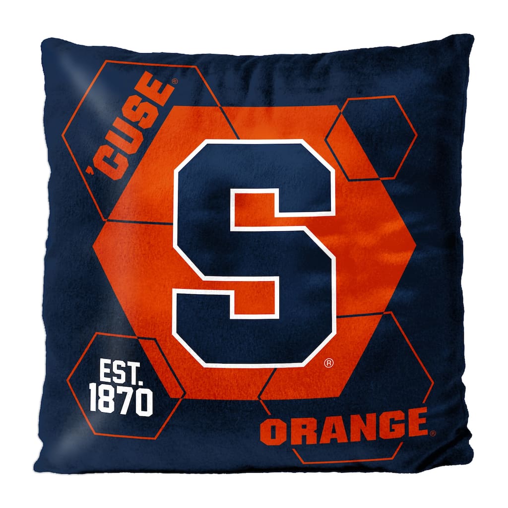 NCAA Syracuse Orange Connector 16 Inch Velvet Reverse Pillow