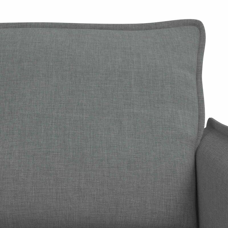 vidaXL Sofa 2 pcs Dark Grey 196 x 82 x 85 cm Fabric