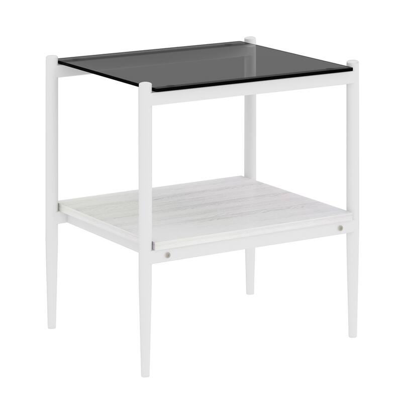 Tempered Glass Coffee Table and End tables Set of 3 - N/A