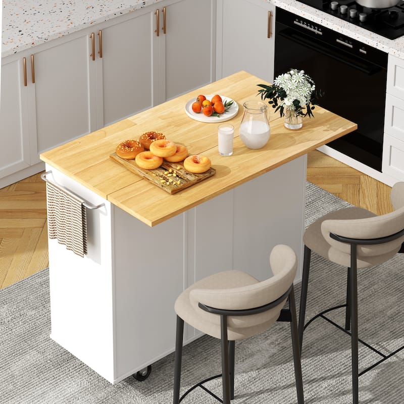 Futzca Storage Kitchen Island Cart