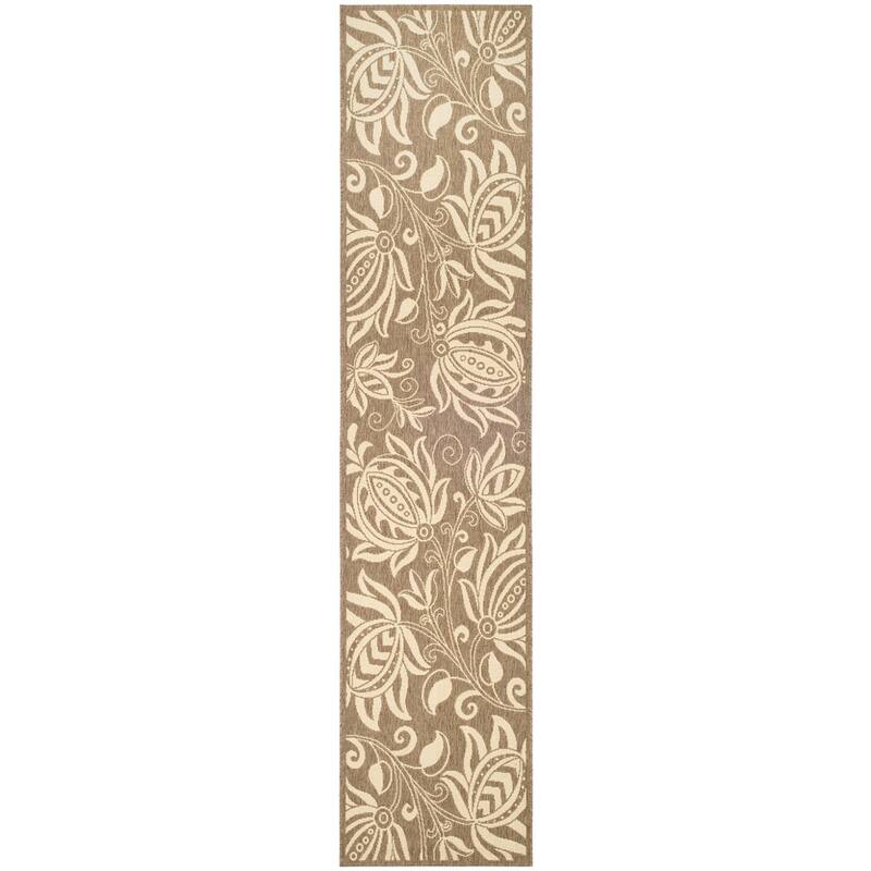 SAFAVIEH Courtyard Leatrice Indoor/ Outdoor Patio Backyard Rug