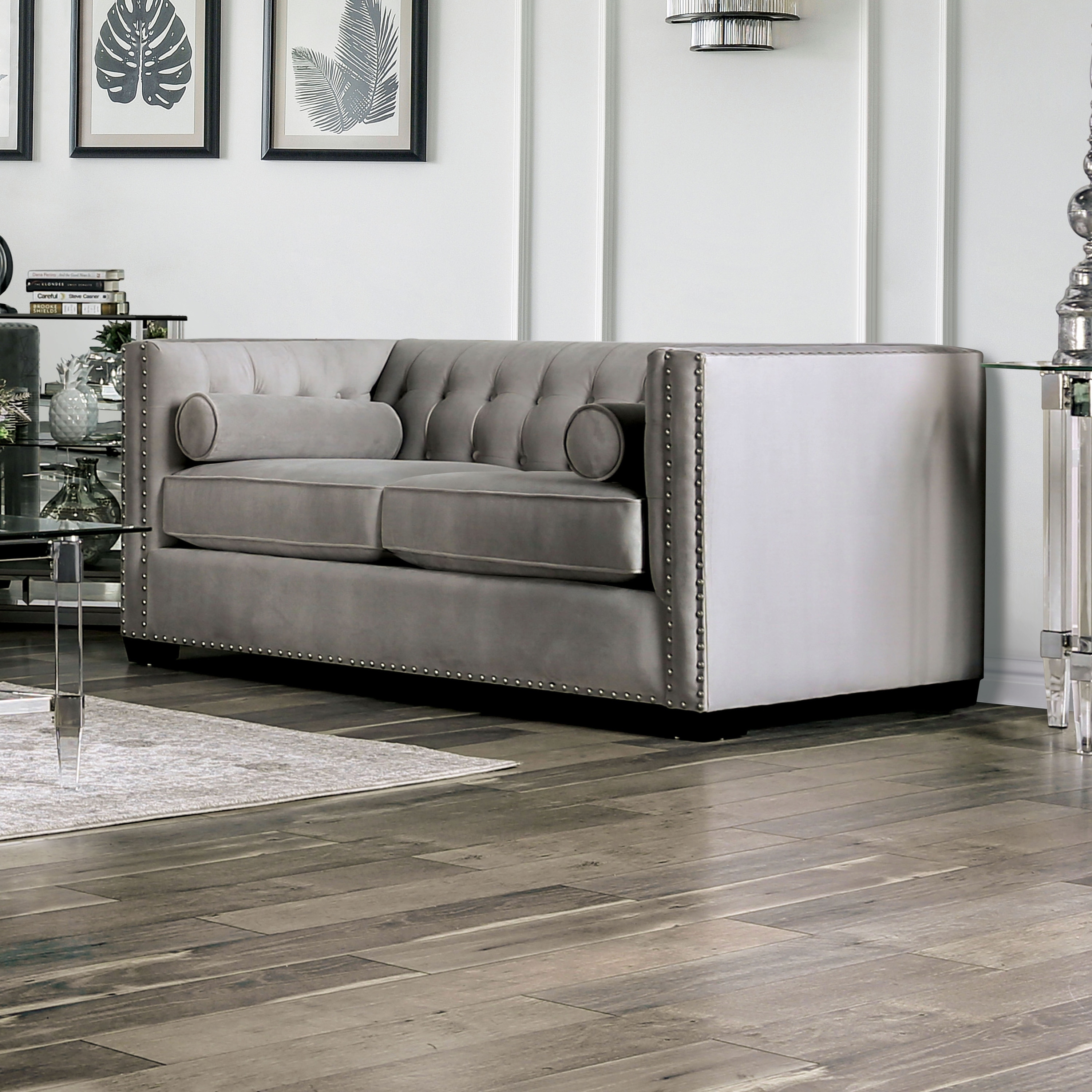 Silver orchid dumbrille grey lounge chair sales