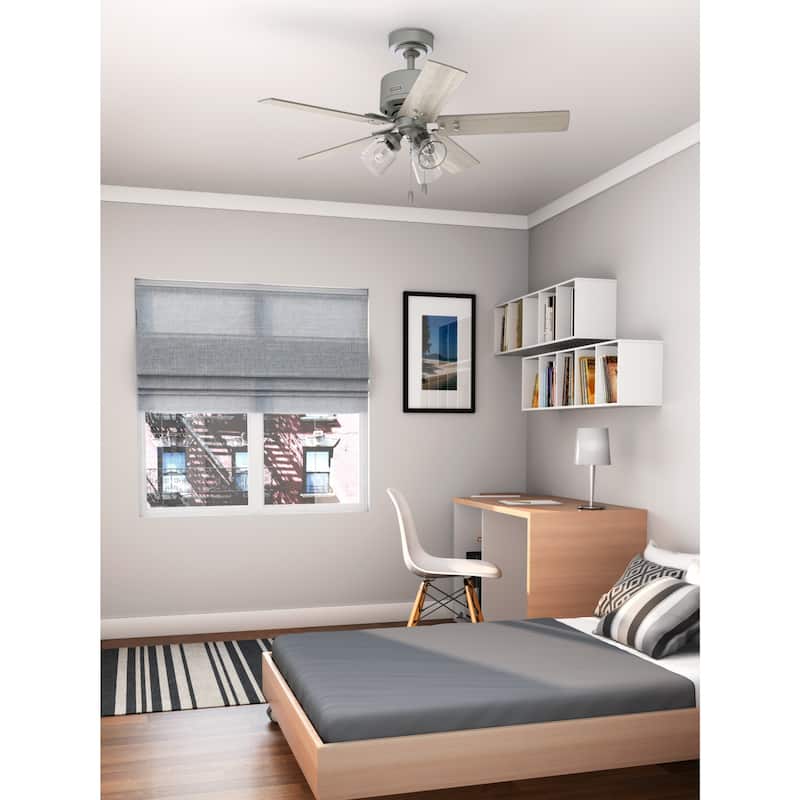 Hunter 44" Sencillo Ceiling Fan with LED Light Kit and Pull Chain