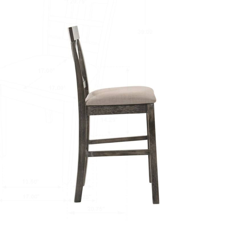 Charming Armless Linen Padded Chair Set for Versatile Use and Timeless Appeal