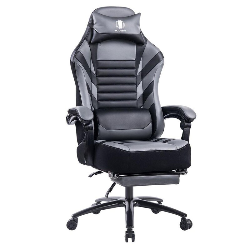 Killabee reclining memory on sale foam racing gaming chair