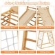 preview thumbnail 8 of 19, Costway 6-in-1 Wood Jungle Gym Montessori Climbing Play Set with - See Details