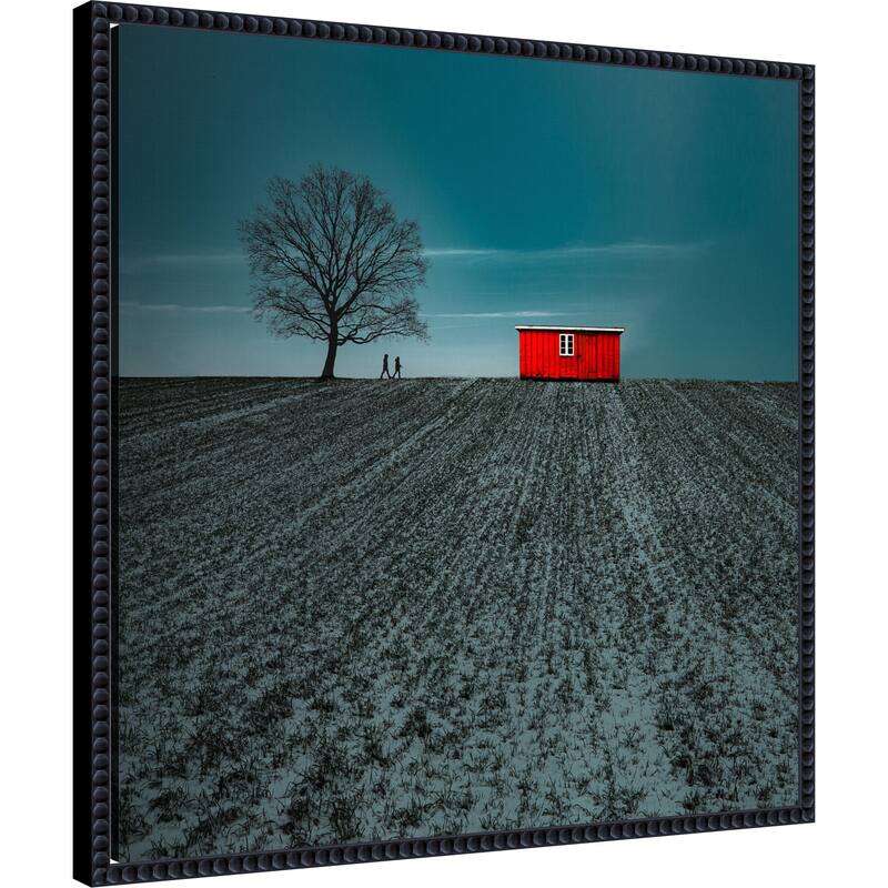 Rural Landscape by Inge Schuster Framed Canvas Wall Art Print