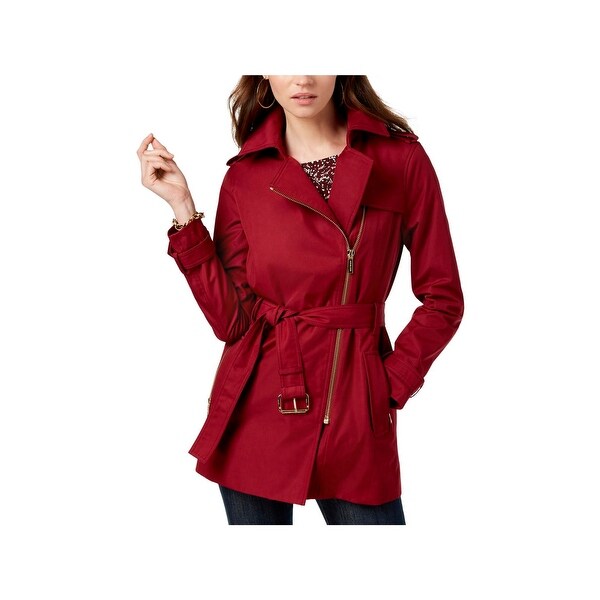 michael kors petite trench coat