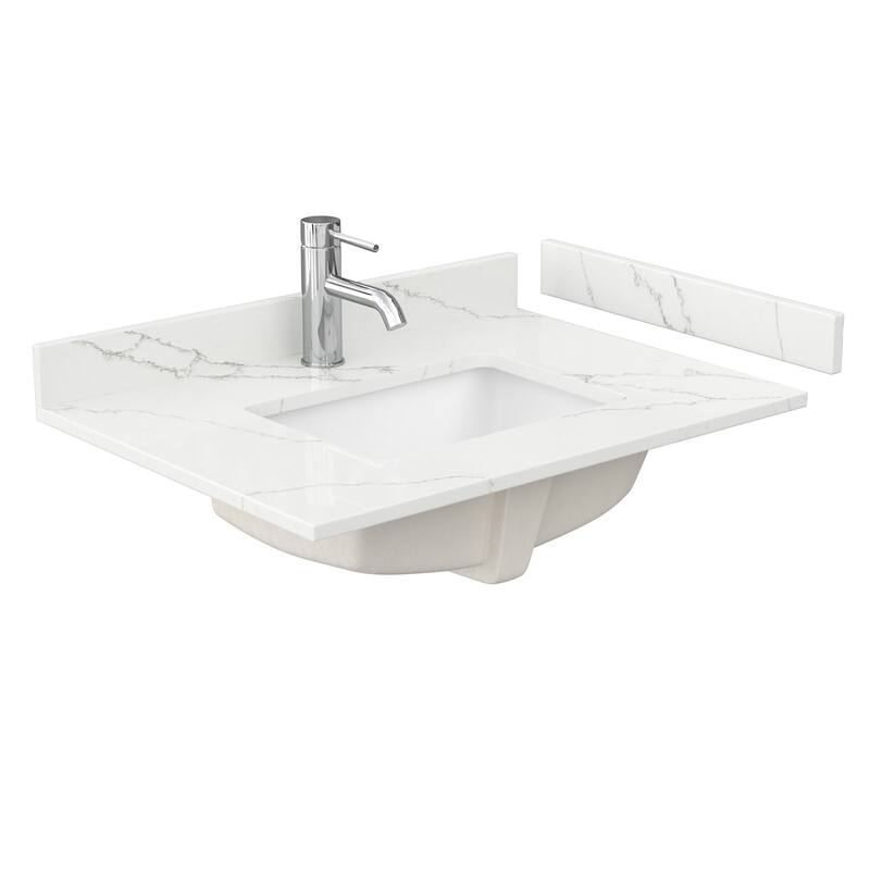 Deborah 30-inch Single Vanity, Quartz Top