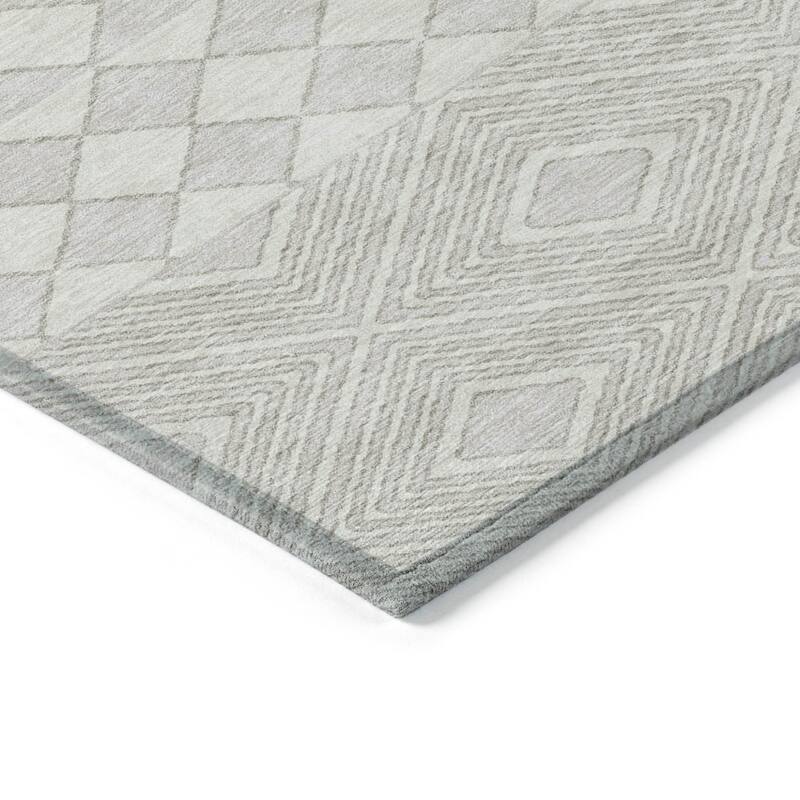 HomeRoots Geometric Transitional Rectangle Outdoor Rug
