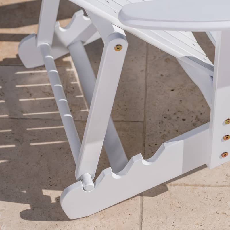 Hayle Reclining Wood Adirondack Chair (Set of 2) by Christopher Knight Home