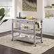preview thumbnail 13 of 23, Firebranch Wire-brush Kitchen Cart