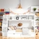 preview thumbnail 2 of 11, Versatility Galore Twin Over Full Bunk Bed With Storage Space, Maximized Storage Space