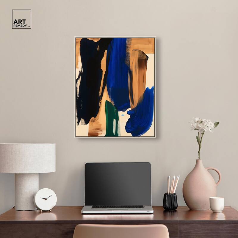 Ochre Odyssey Canvas by Art Remedy