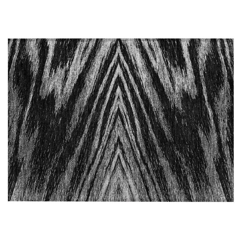 Machine Washable Indoor/ Outdoor Chantille Modern Chevron Rug