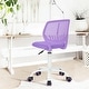 preview thumbnail 54 of 91, HomyLin Armless Swivel Kids Desk Chair with Mesh Padded Seating