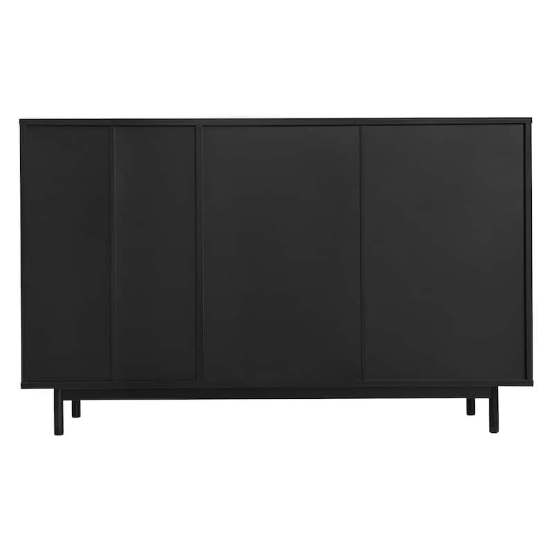 Wave pattern sideboard