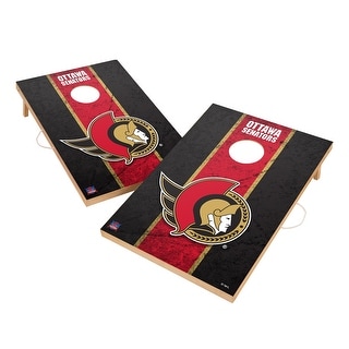 Vintage Ottawa Senators NHL Regulation 2x4 Cornhole Set