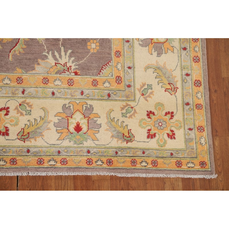 Kazak Area Rug Hand-Knotted Bedroom Wool Carpet - 6'8" x 9'10"