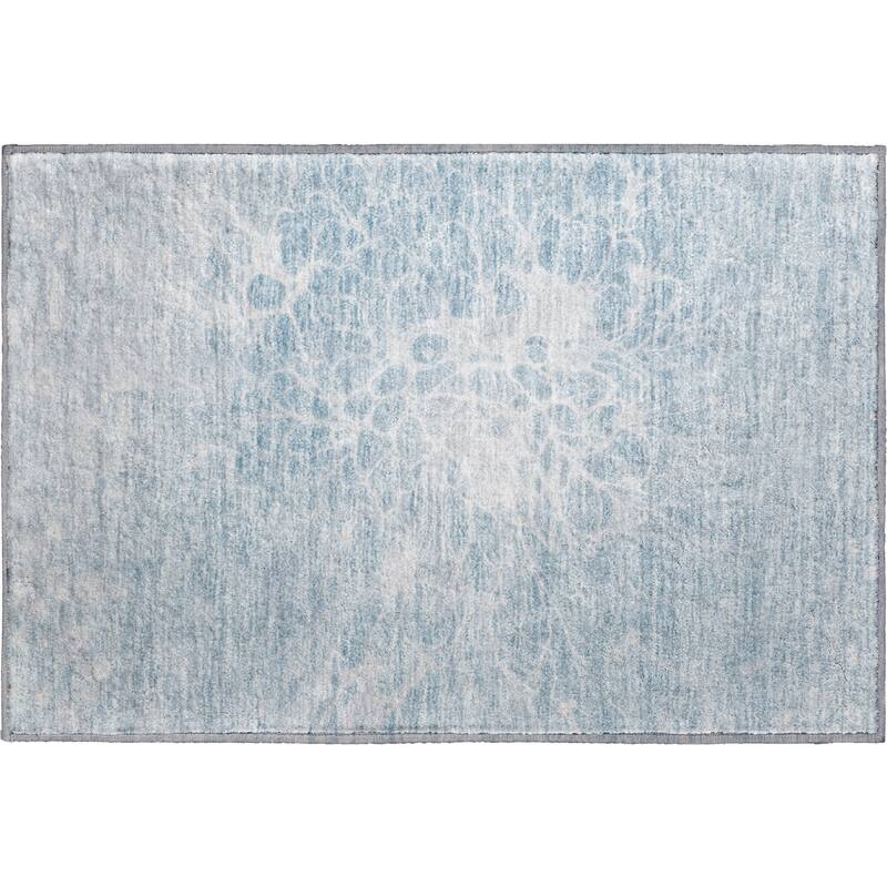 Premium Washable Super Soft Muted Floral Mayfield Rug