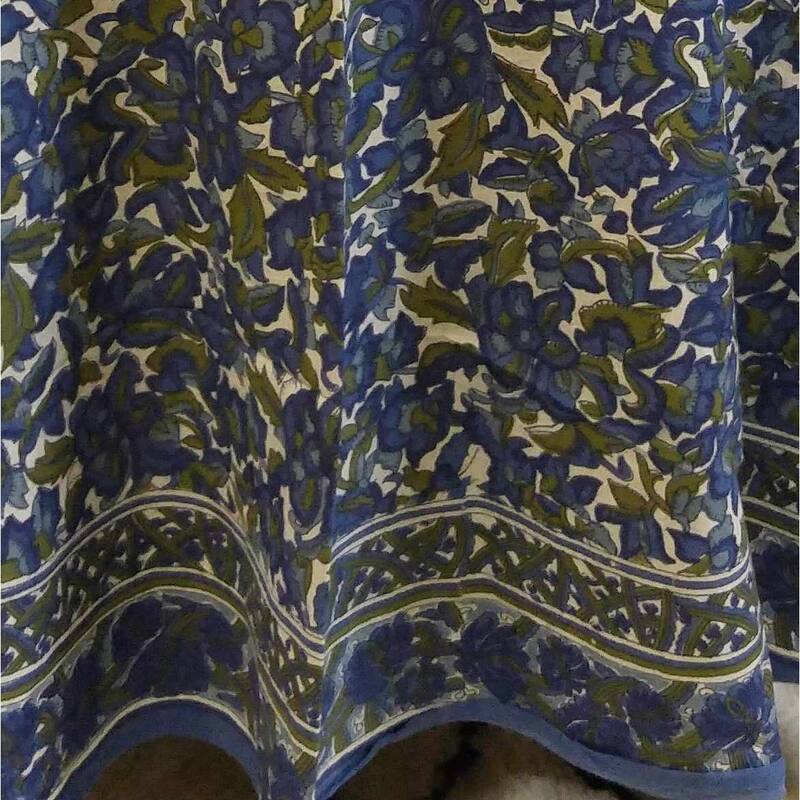 Cotton Floral Blyss Tablecloth Rectangle