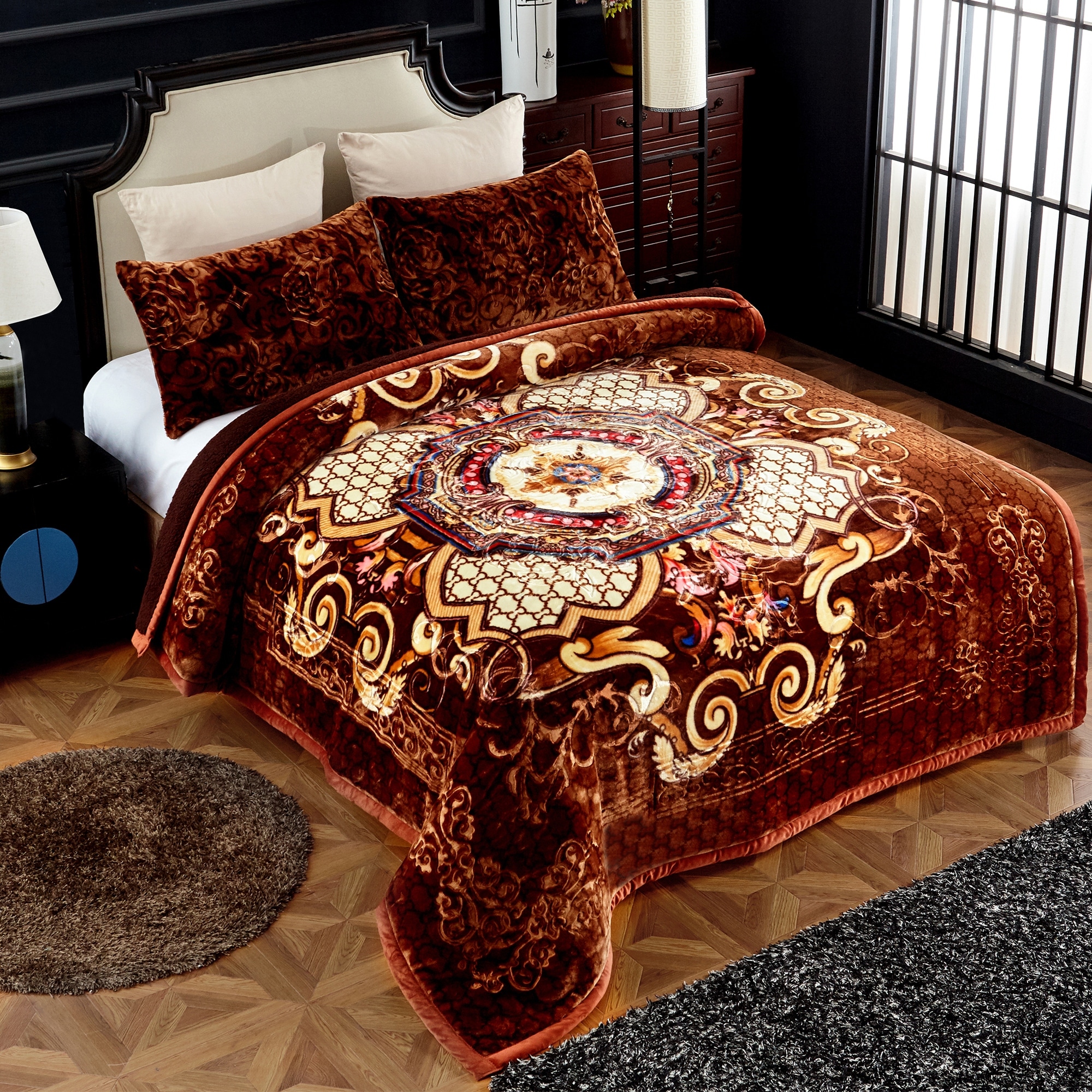 3 piece borrego blanket online