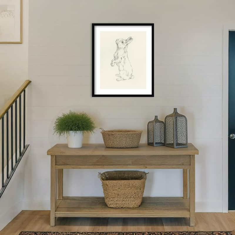 All Ears II by Ethan Harper Wood Framed Wall Art Print