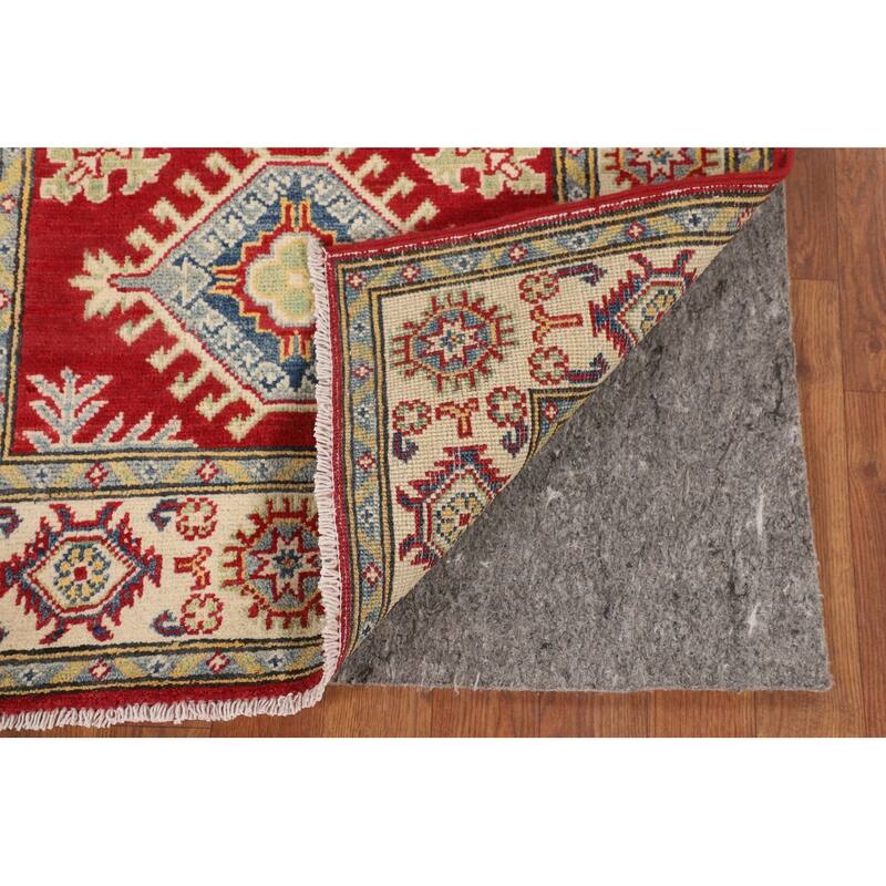Oriental Red Kazak Accent Rug Handmade Wool Carpet - 2'9" x 4'3"