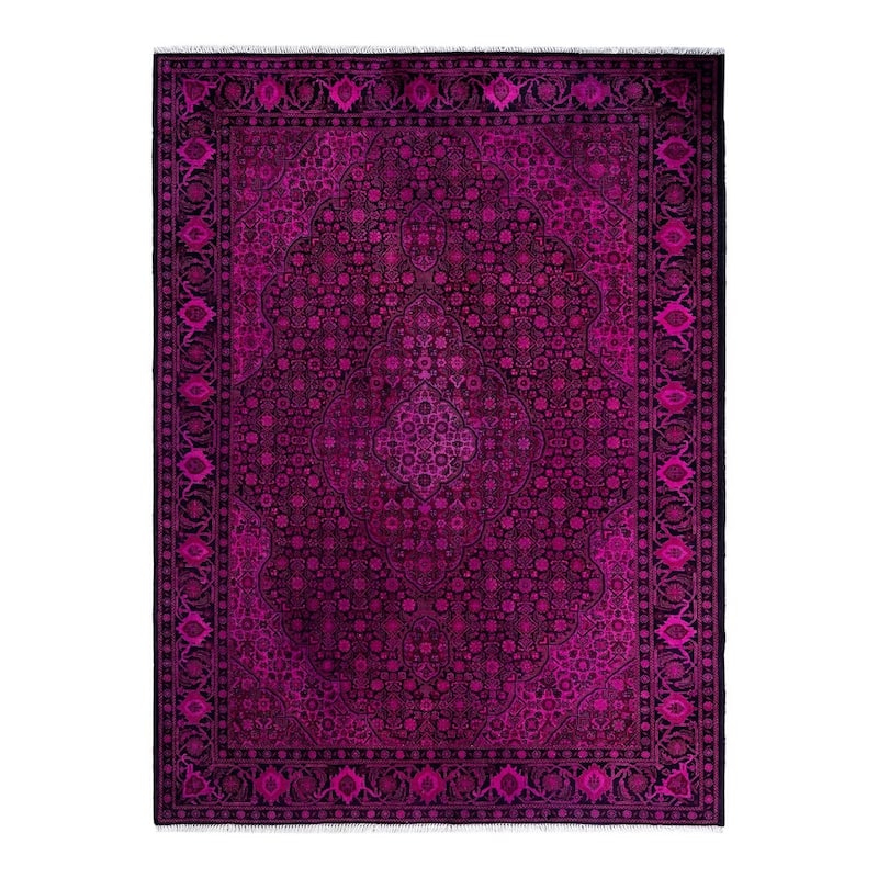 Fine Vibrance One-of-a-Kind Handmade Area Rug - Pink, 4' 10" x 6' 6" - 4' 10" x 6' 6"