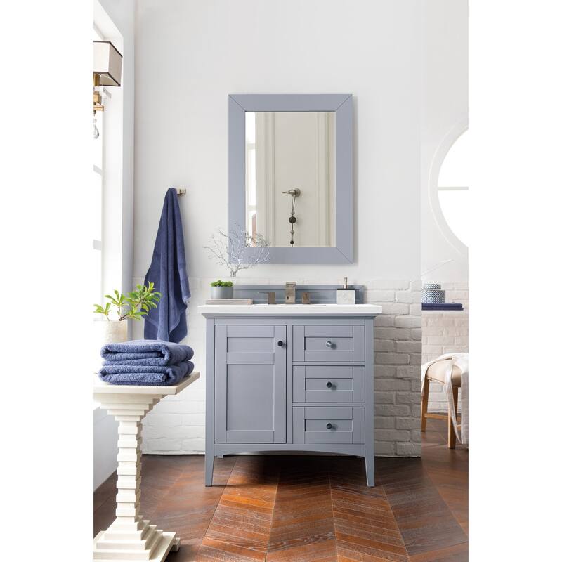 James Martin Vanities 527-V36-3WZ Palisades 36" Free Standing Single