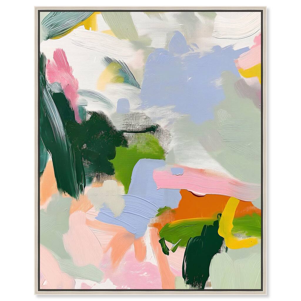 Color Palette Poetry Canvas by Art Remedy